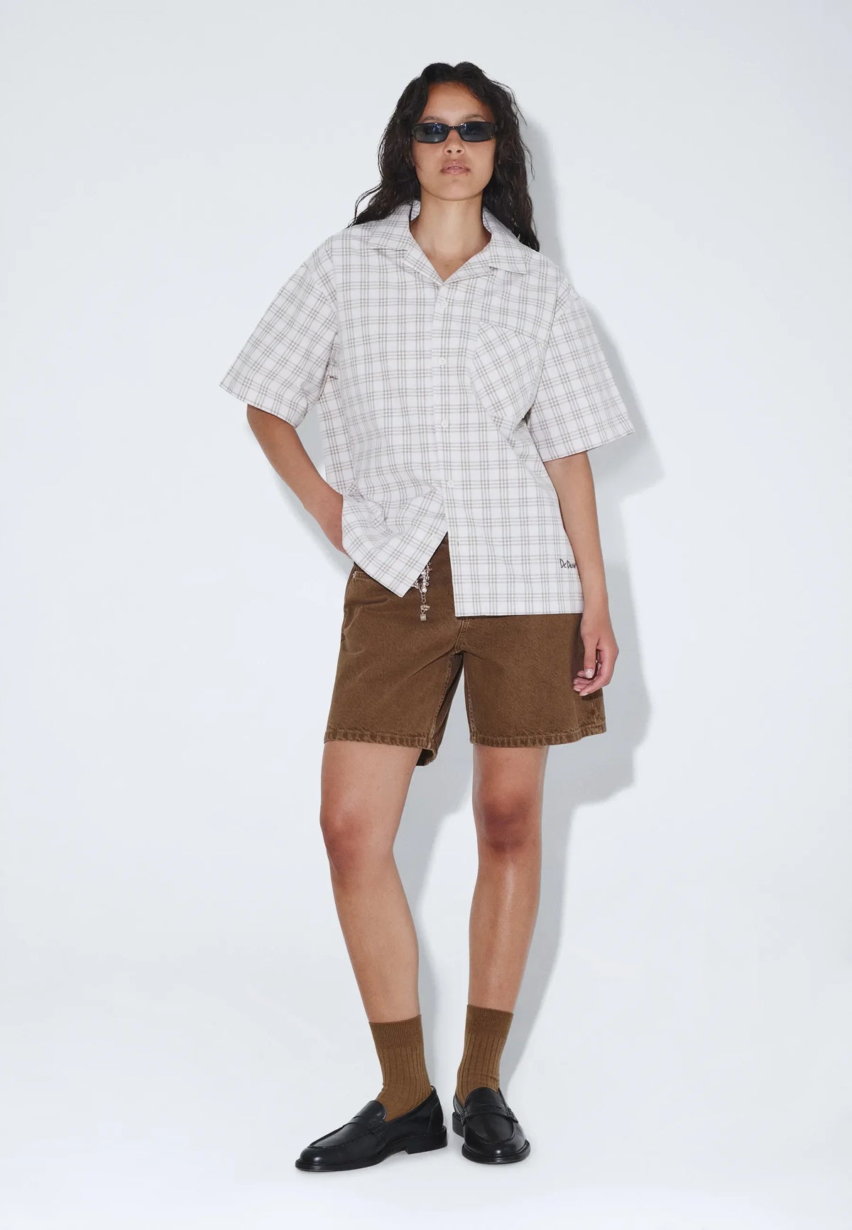 Mile Shirt | Ecru Summer Check