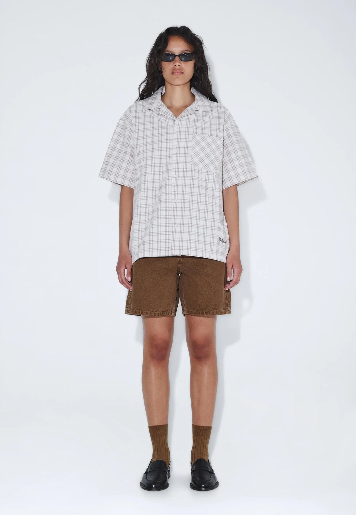 Mile Shirt | Ecru Summer Check