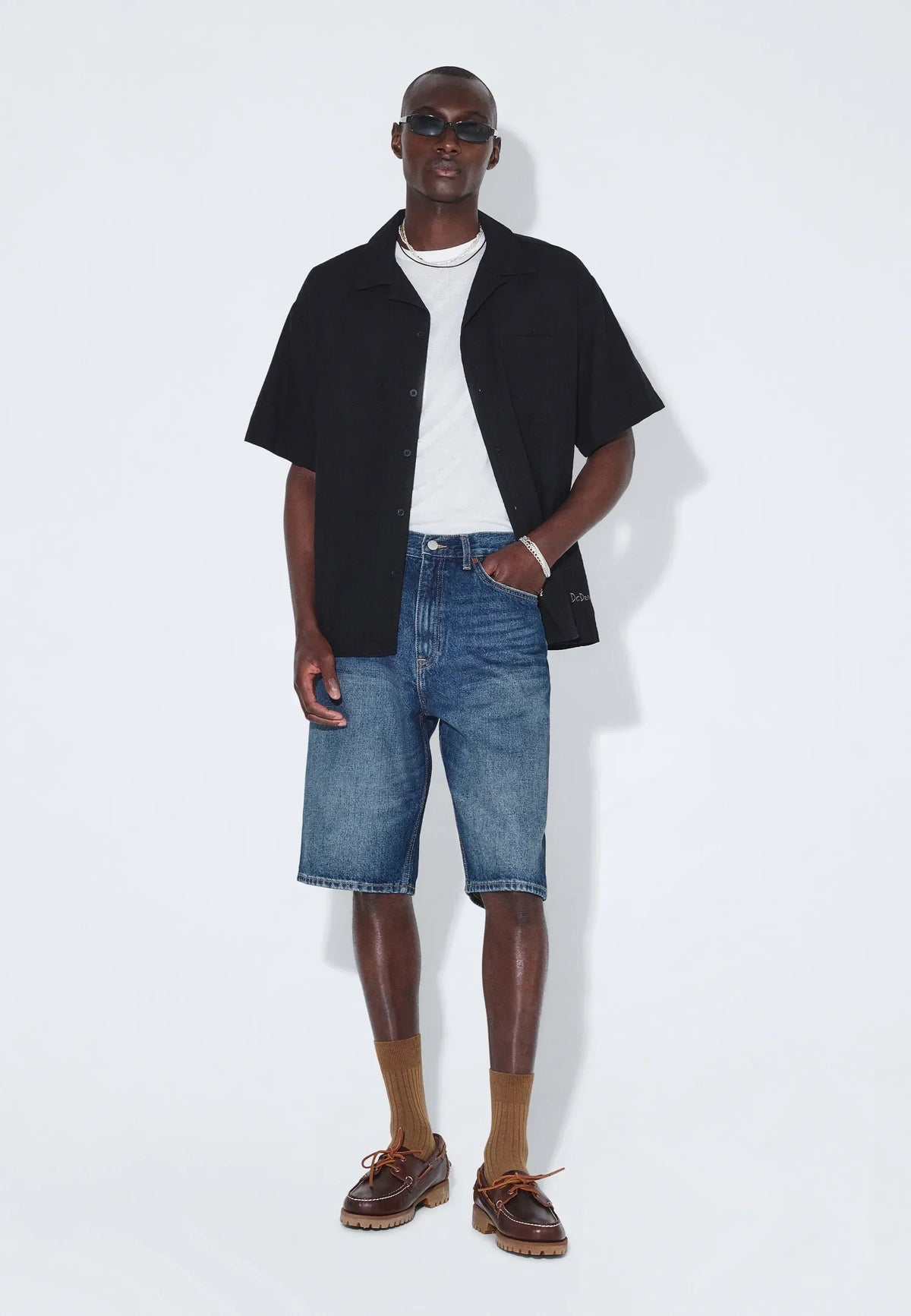 Omar Shorts | Stream Dark Fade Vintage