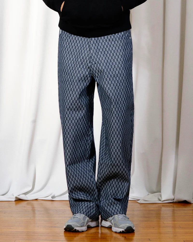 Formula Baggy Jeans | Indigo Checker