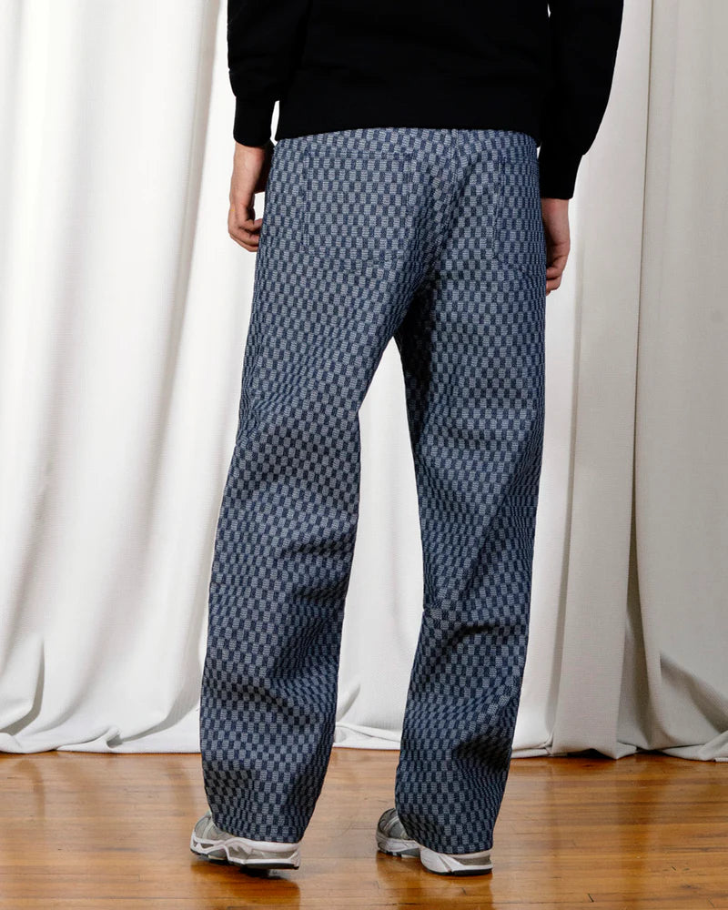 Formula Baggy Jeans | Indigo Checker