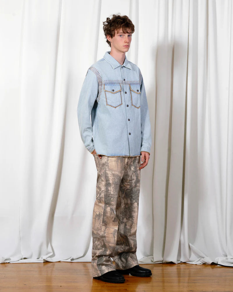 Fortress Denim Button Up | Washed Indigo