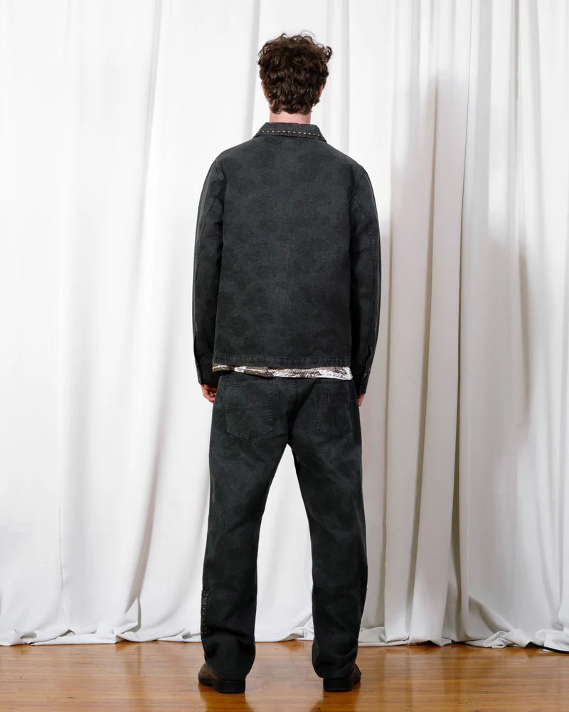 Cowhide Work Jacket | Black