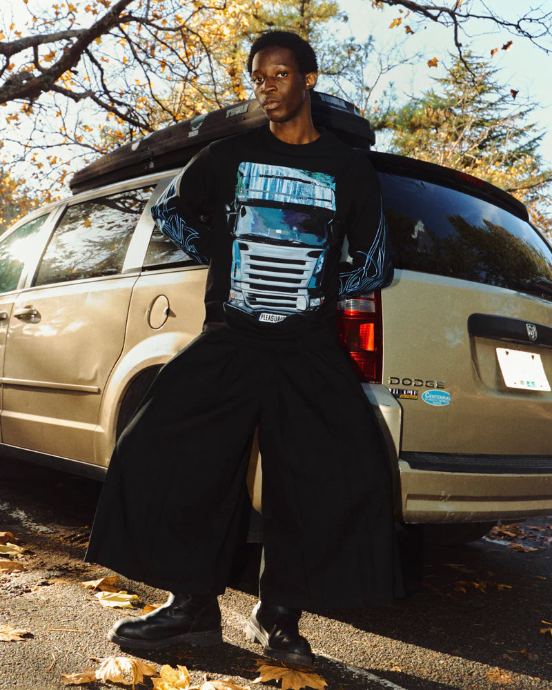 Semi Heavyweight Long Sleeve Shirt | Black