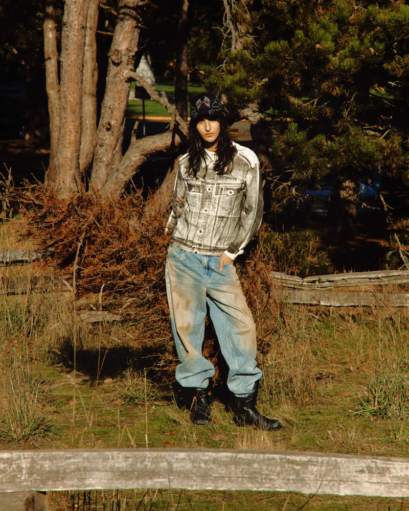 Trucker Heavyweight Long Sleeve Shirt | Bone