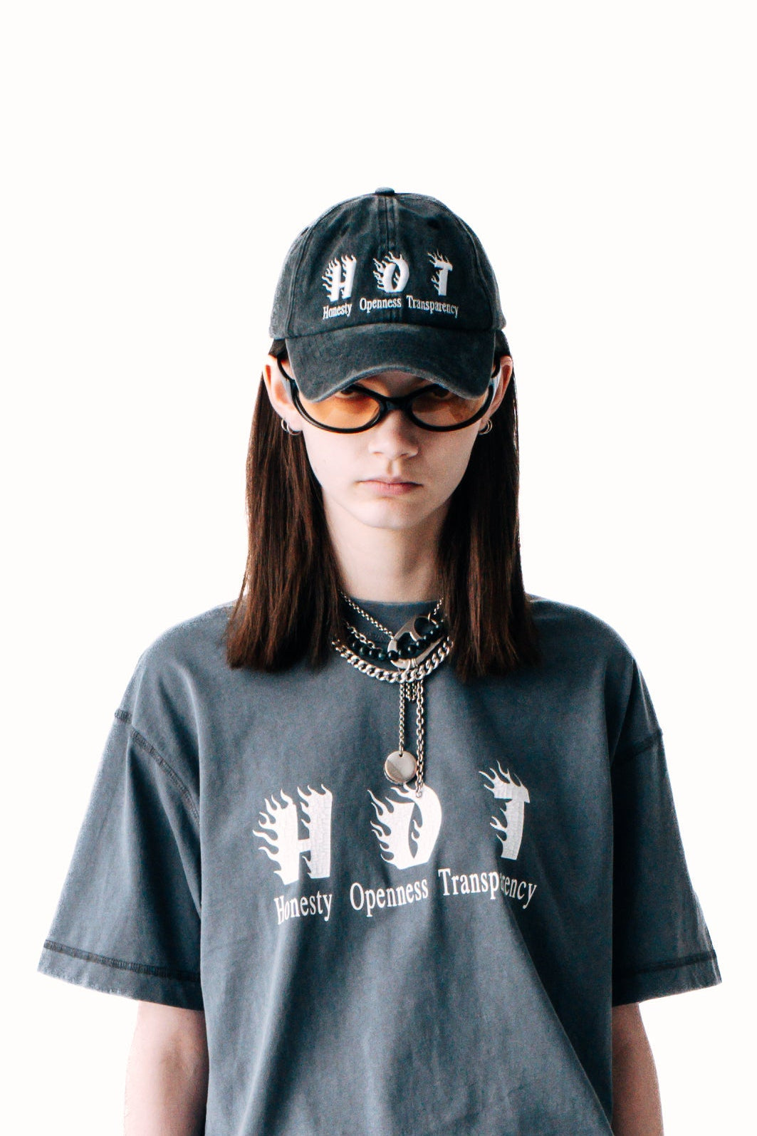 Face Slap Sunglasses | Black/Yellow