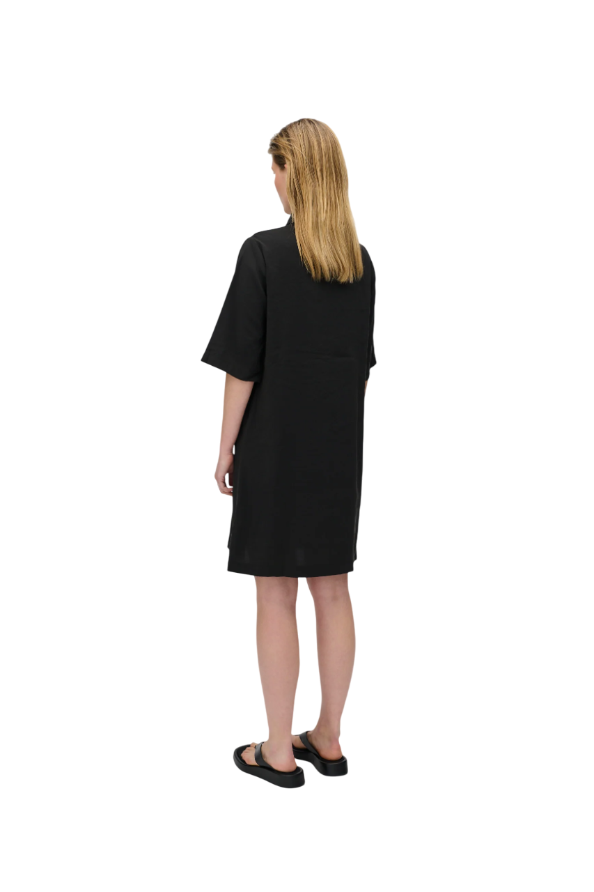 Rey Shirt Dress | Black