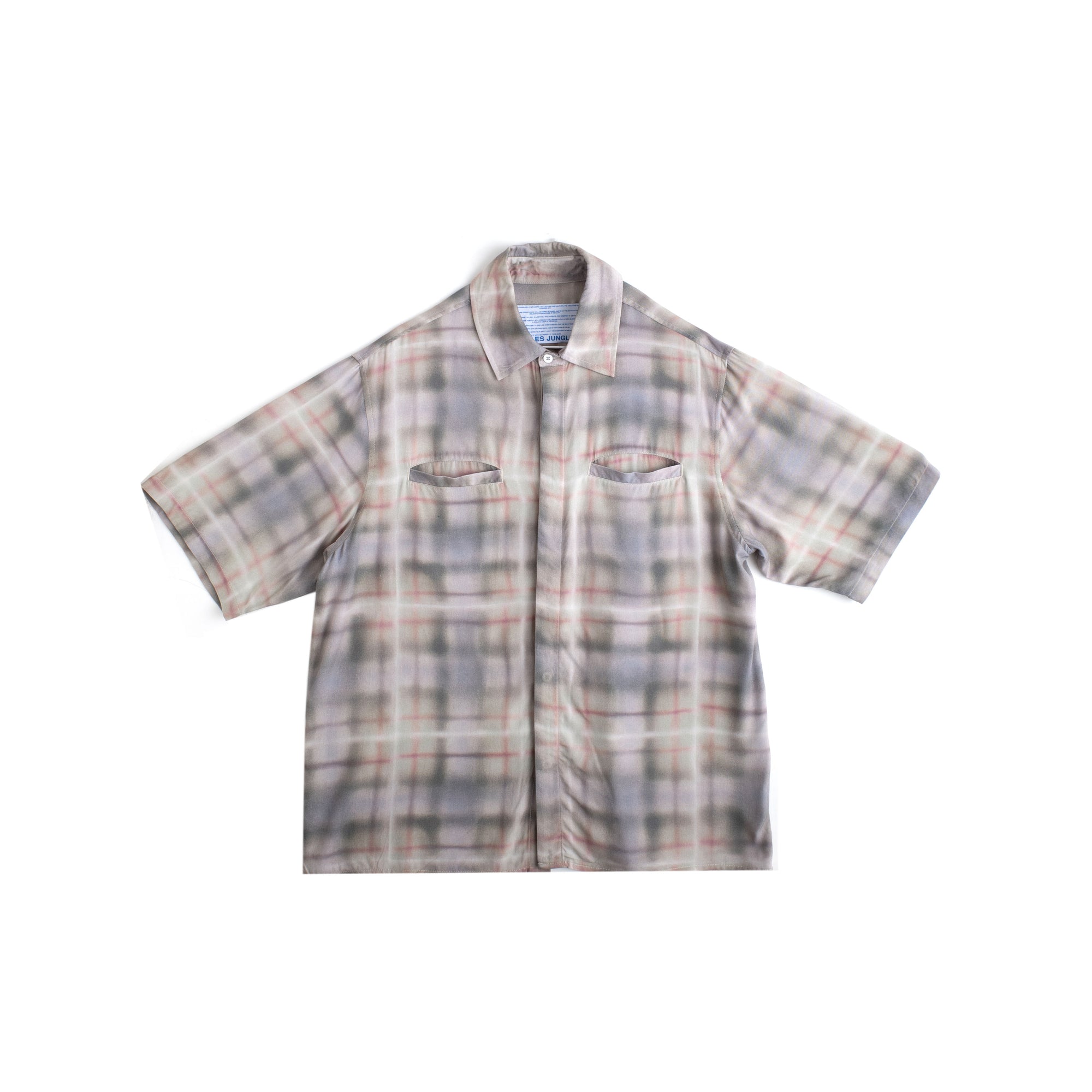 Airbrush Plaid Button Up | Plaid