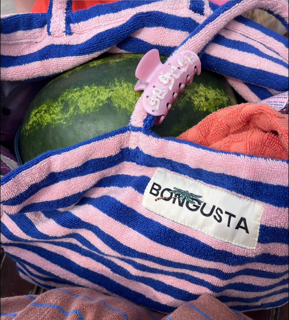 Naram Weekend Bag, dazzling blue & rose