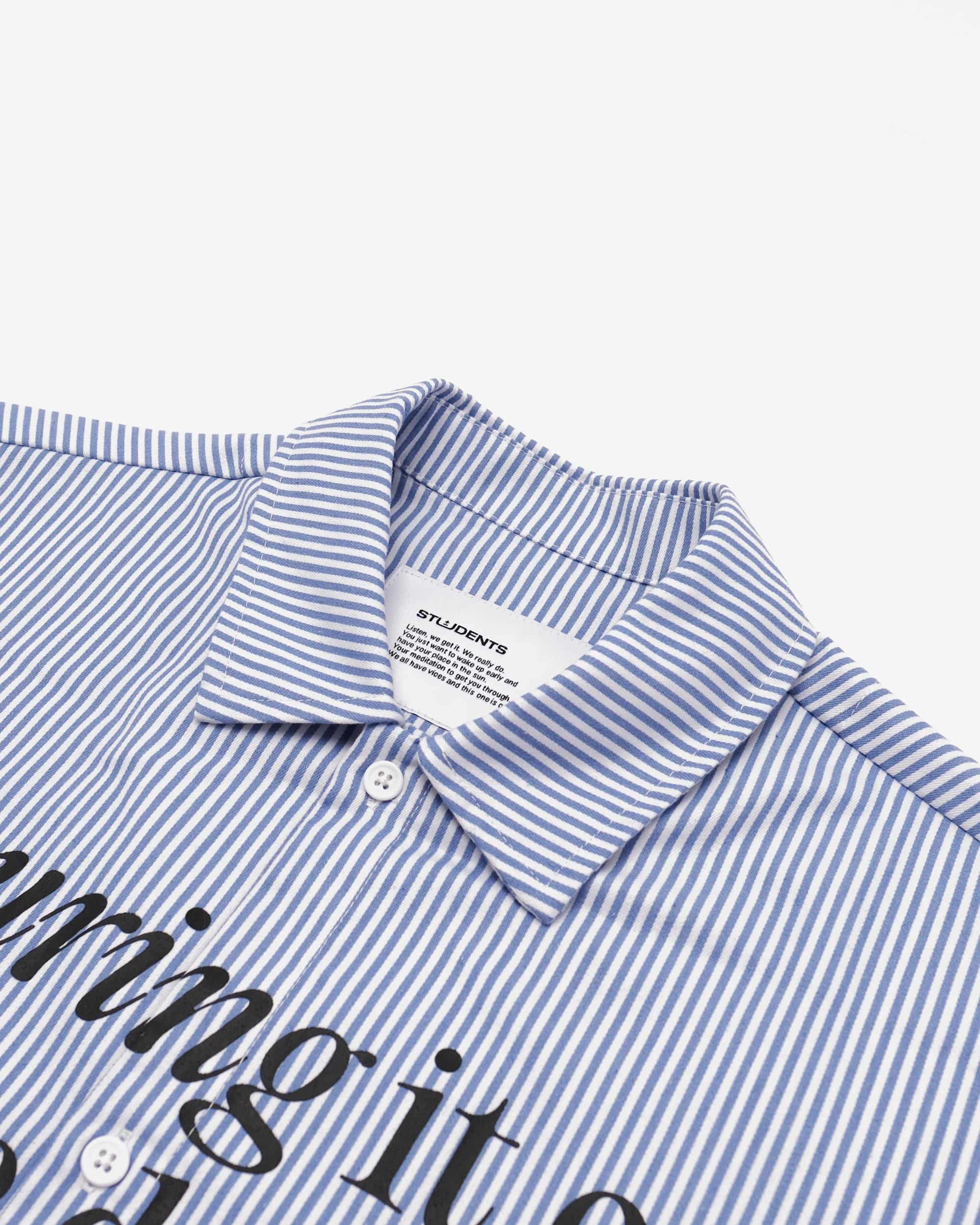 Reymon S/S Stripe Oxford Button-Up Shirt - Students Golf