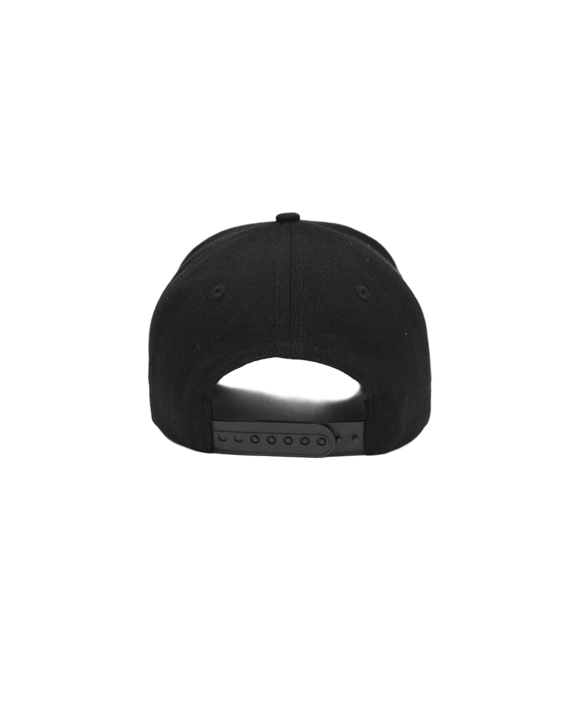 Black cap on a white background