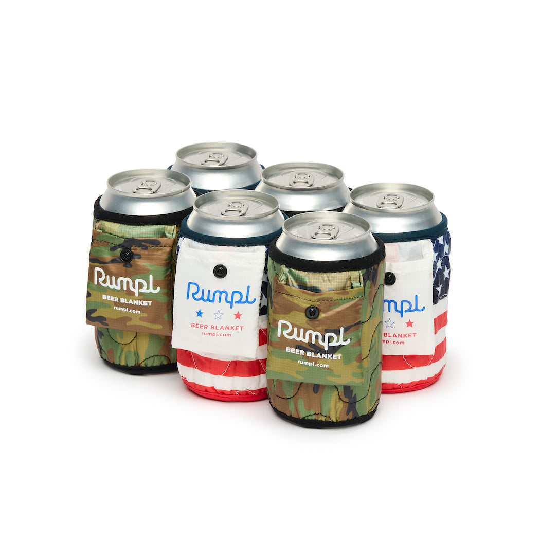 Beer Blanket Six Pack - USA/Camo