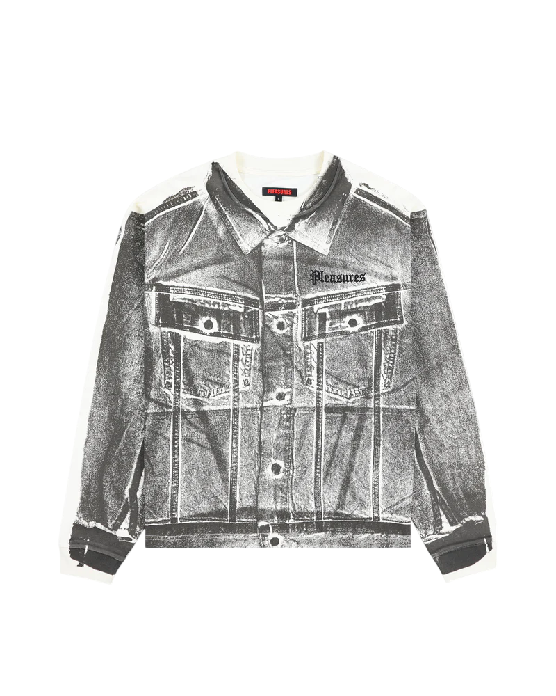 Trucker Heavyweight Long Sleeve Shirt | Bone