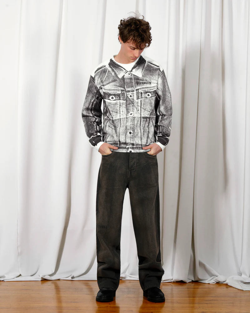 Trucker Heavyweight Long Sleeve Shirt | Bone