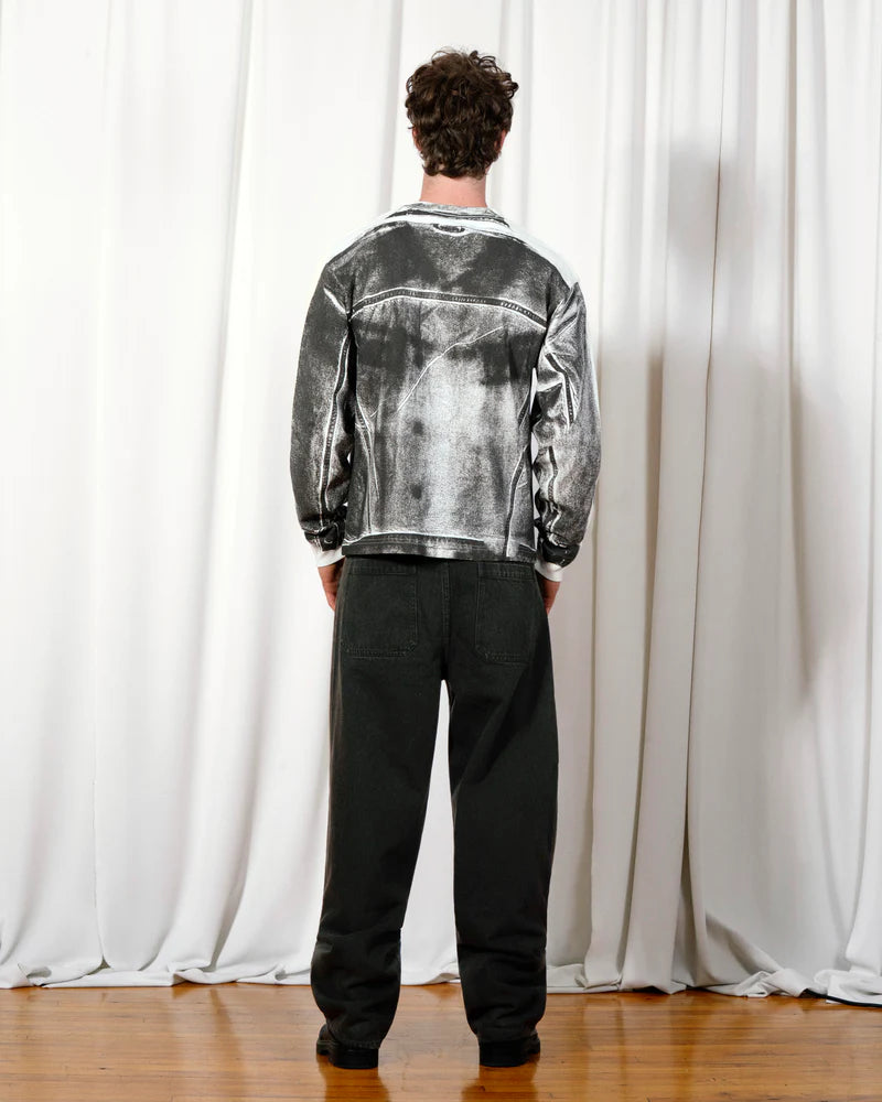 Trucker Heavyweight Long Sleeve Shirt | Bone