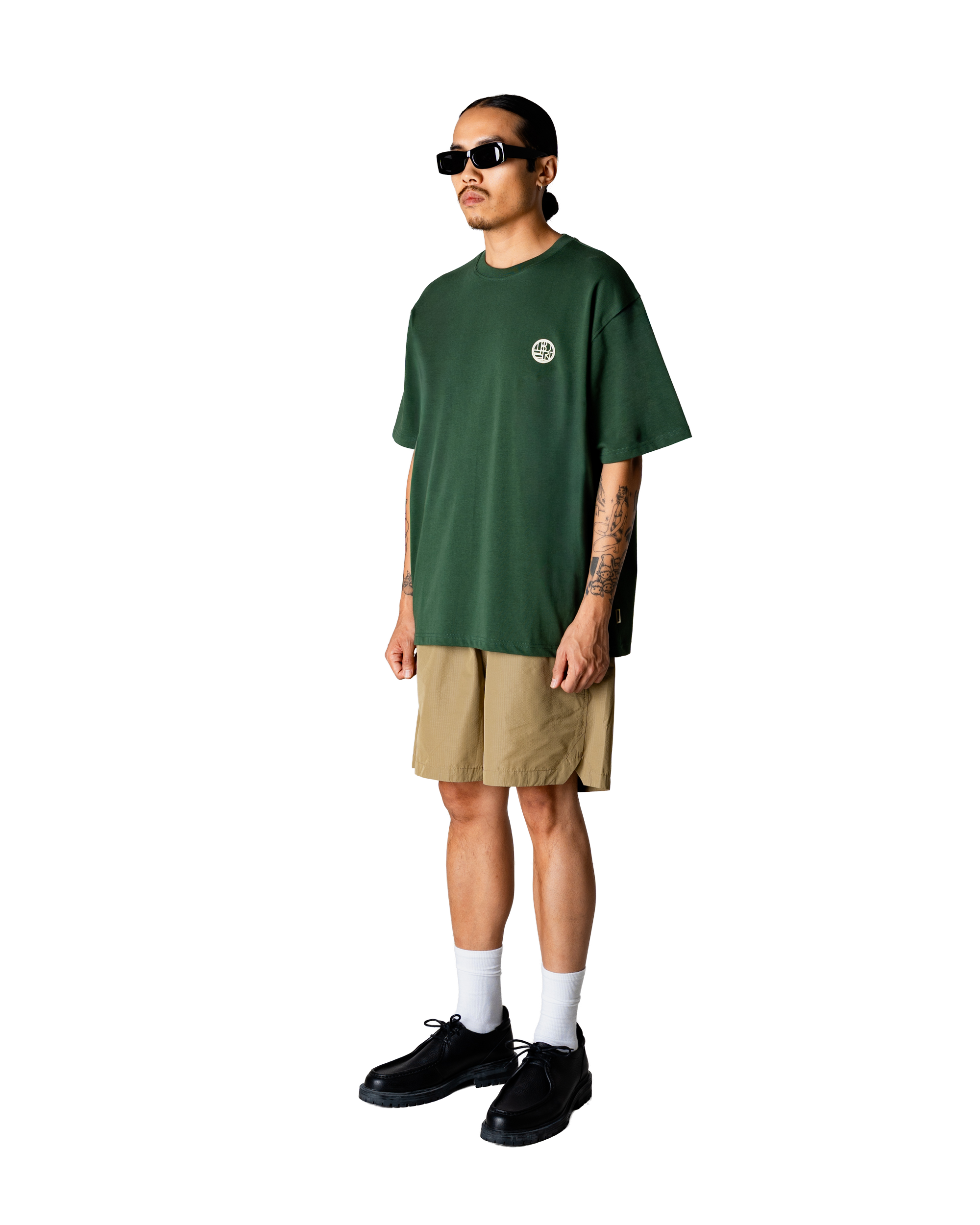 Baine Dump Tee | Pine Green