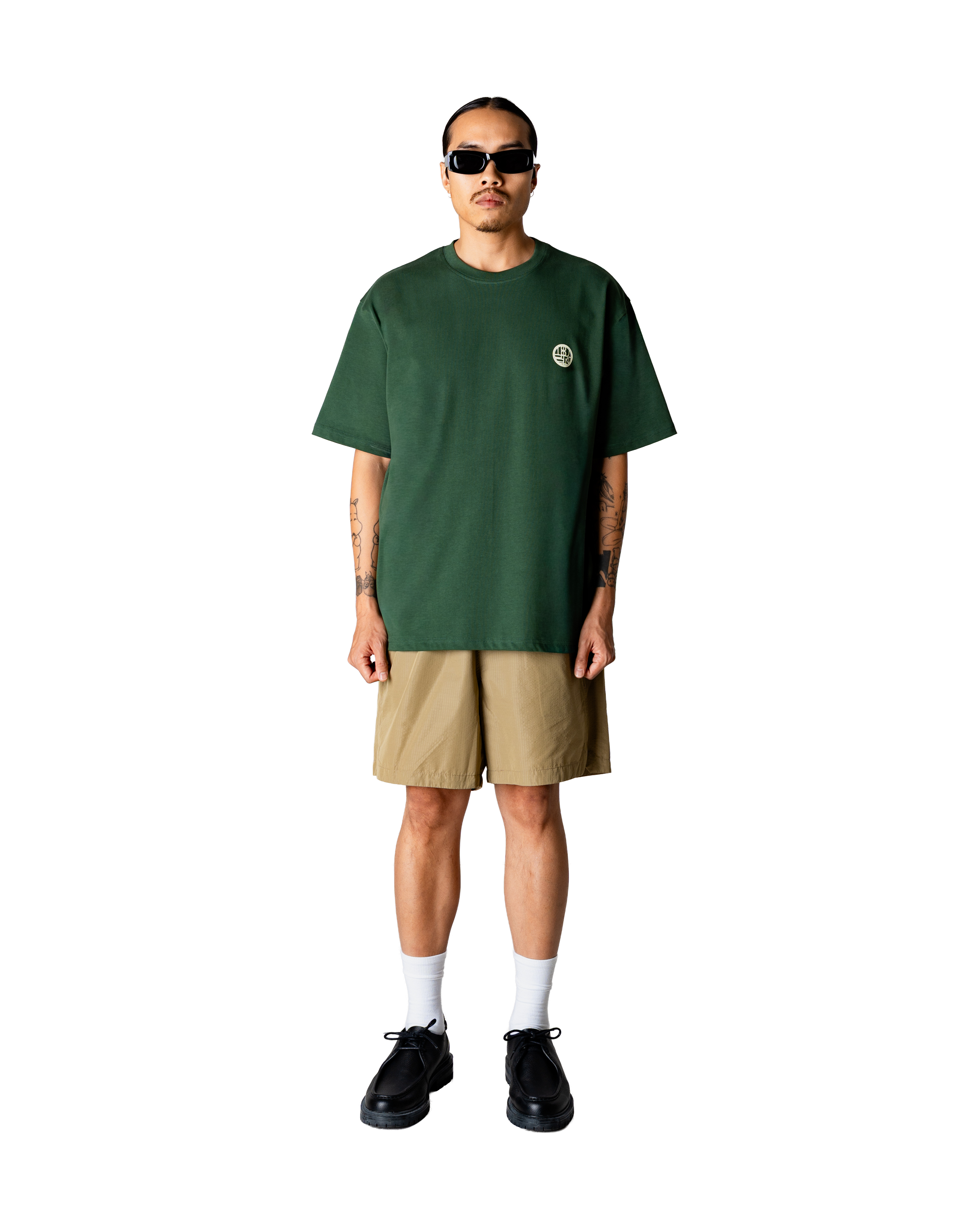 Baine Dump Tee | Pine Green