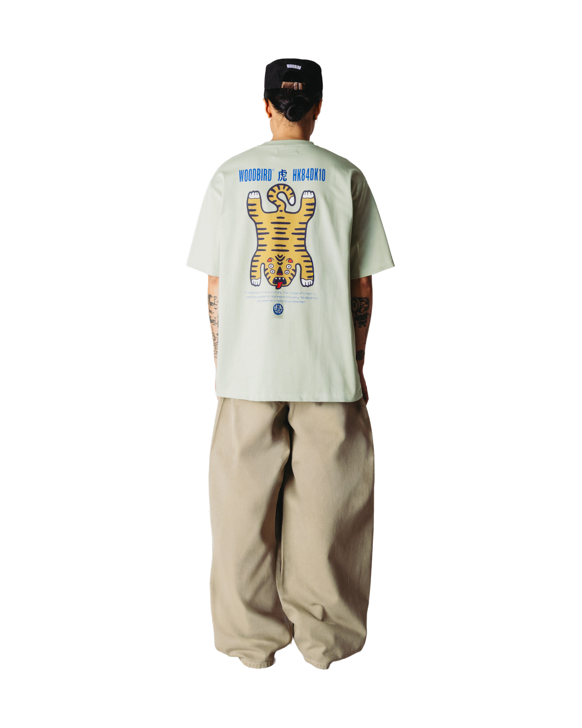 Baine Tiger Tee | Dusty Green