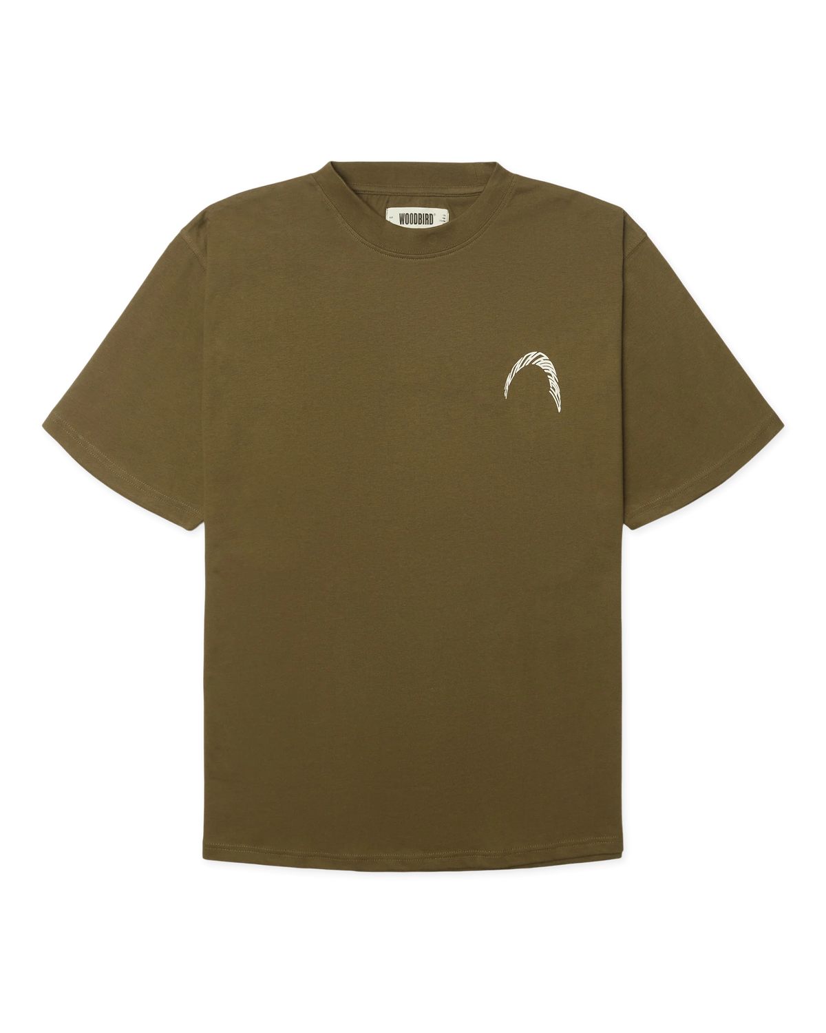 Baine Warp Tee | Dark Olive
