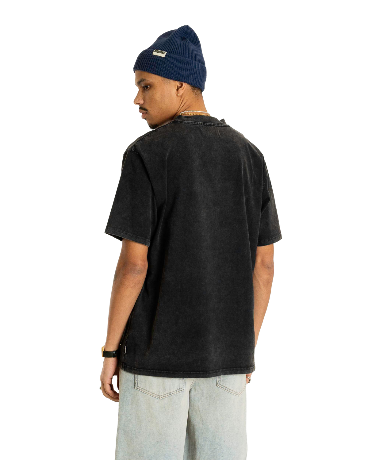Baine Washed Tee | Washed Black