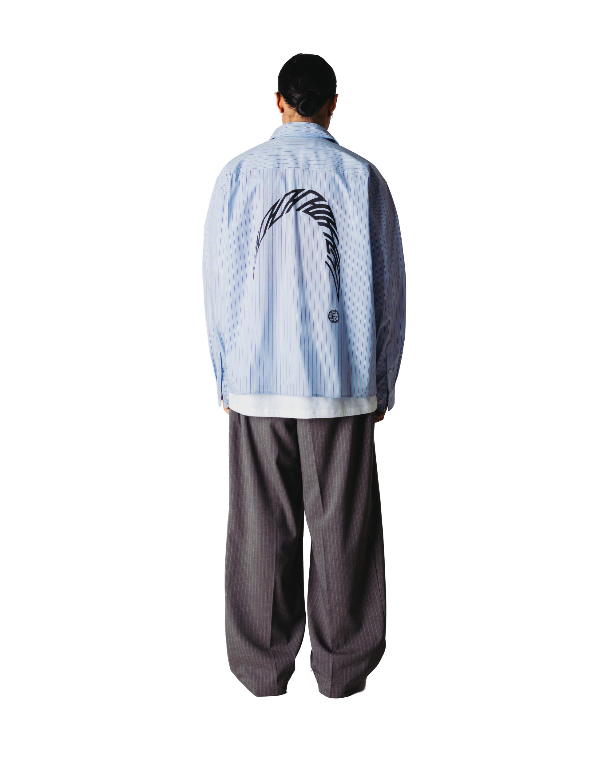Bin Hb Stripe Pants | Dark Grey