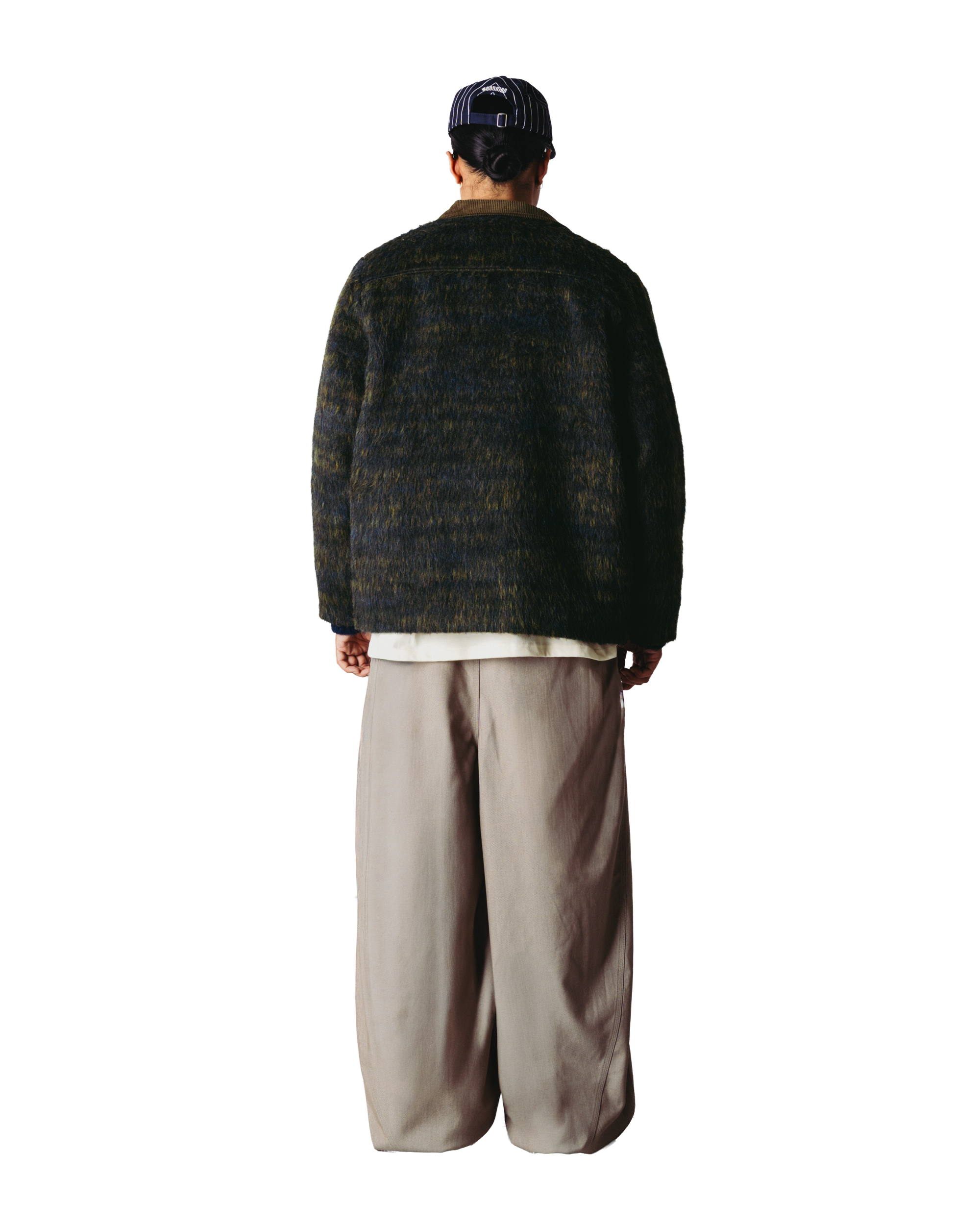 Blade Hairy Zip Jacket | Dark Olive