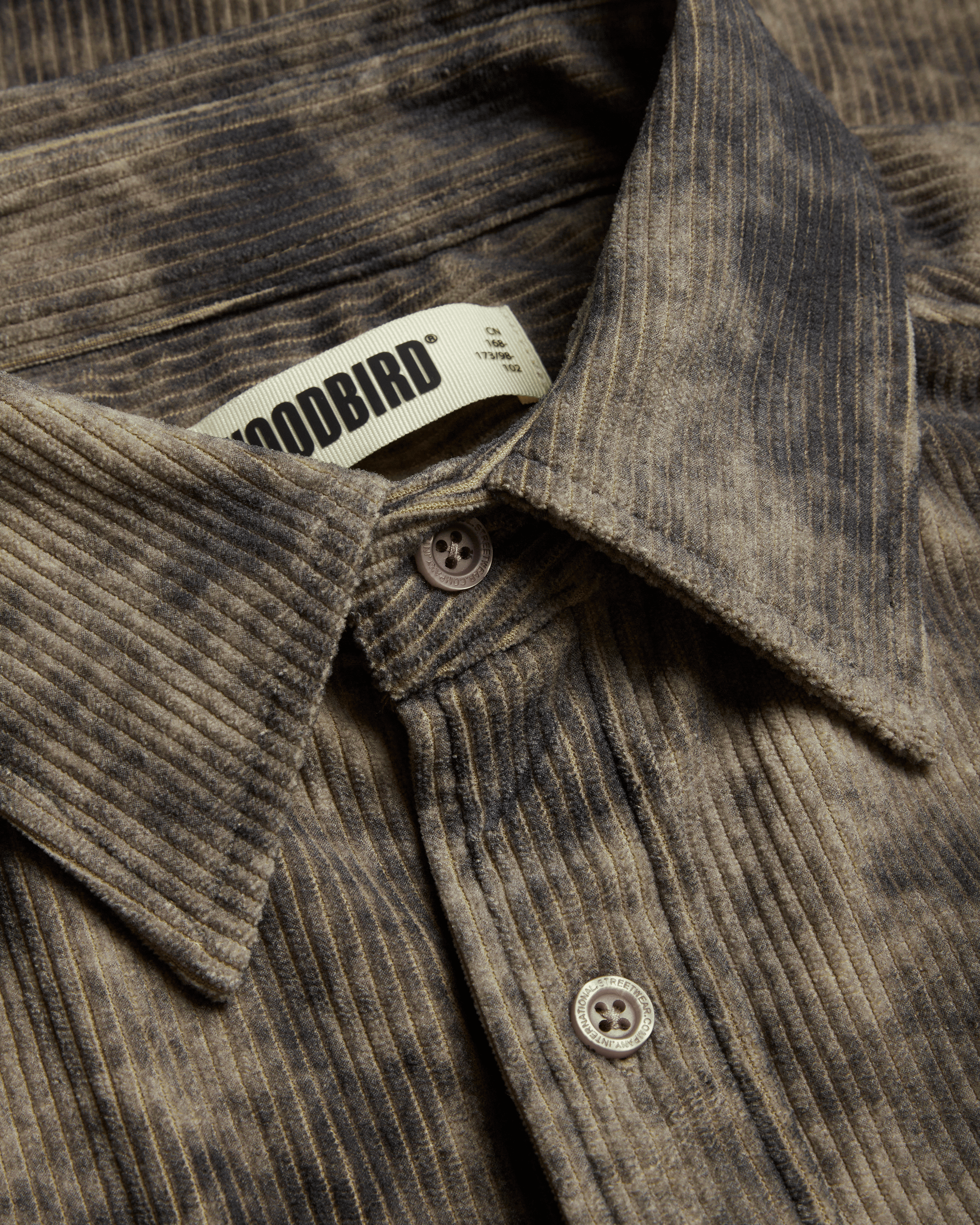 Brooks Wash Cord Shirt | Dark Olive