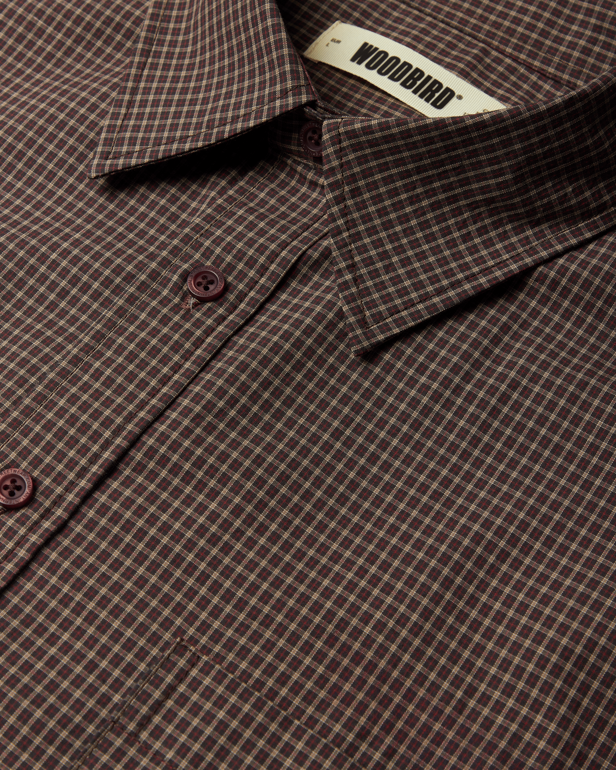 Buzo Dau Check Shirt | Brown-red