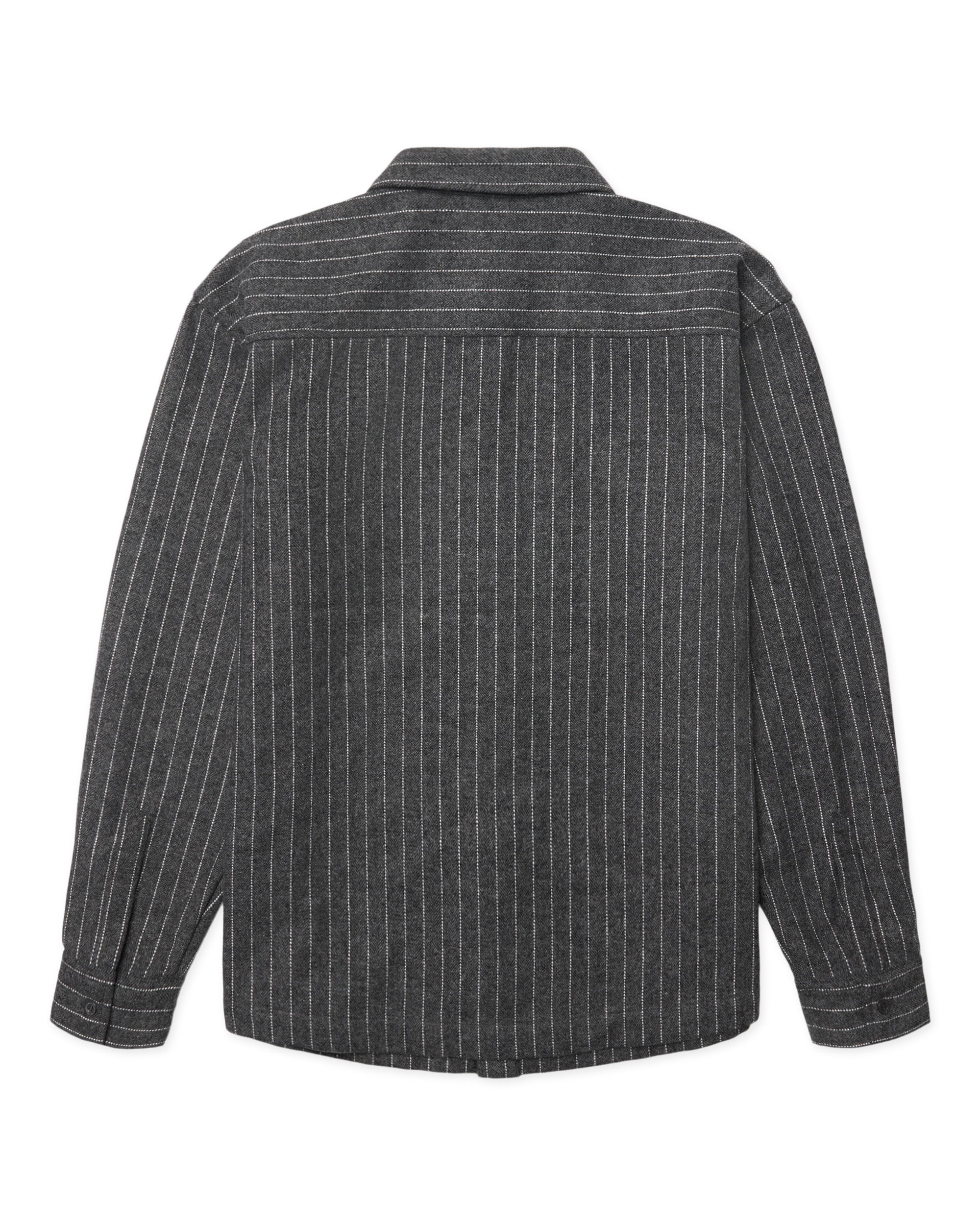 Buzo Herringbone Shirt | Dark Grey