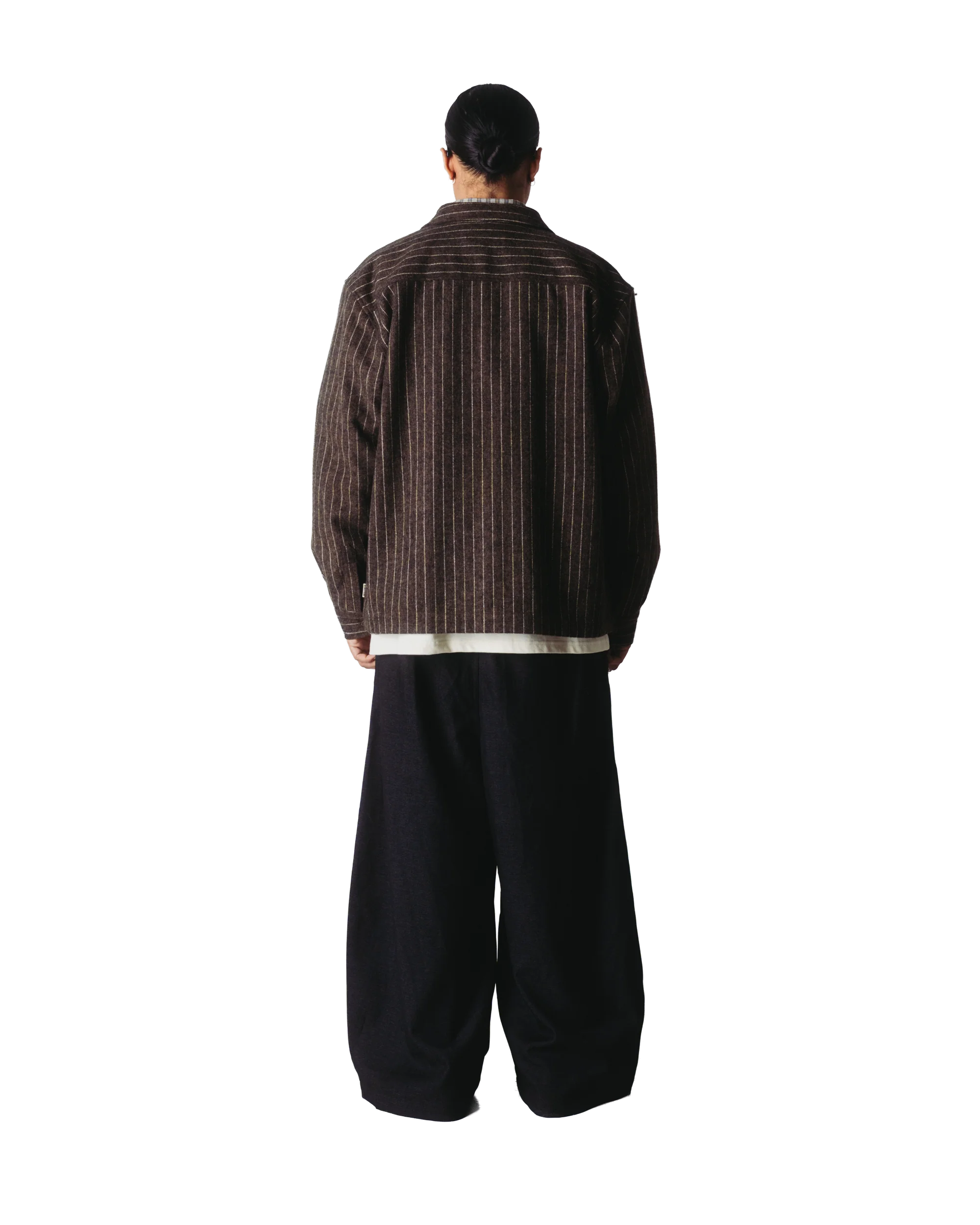 Buzo Herringbone Shirt | Dark Olive