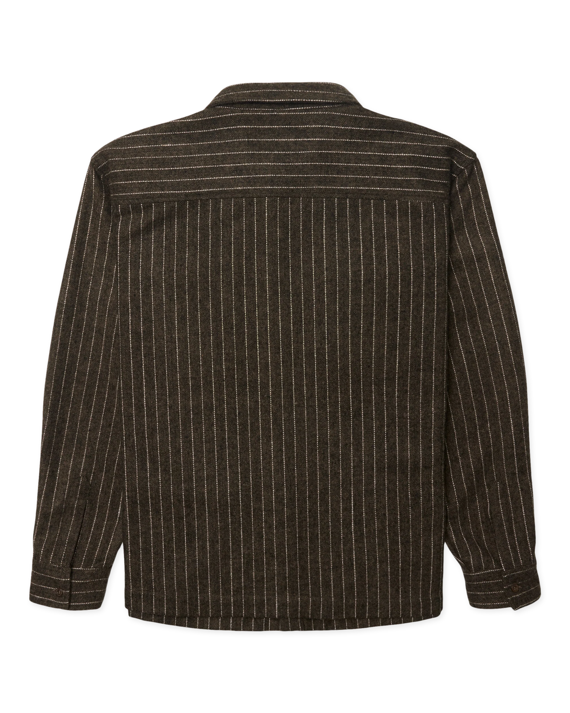 Buzo Herringbone Shirt | Dark Olive