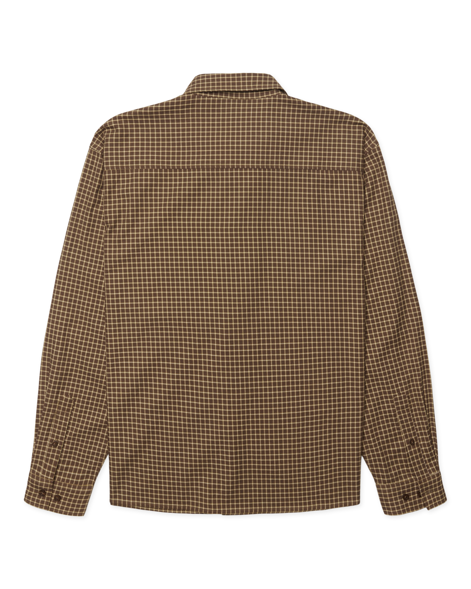 Buzo Man Check Shirt | Brown-honey