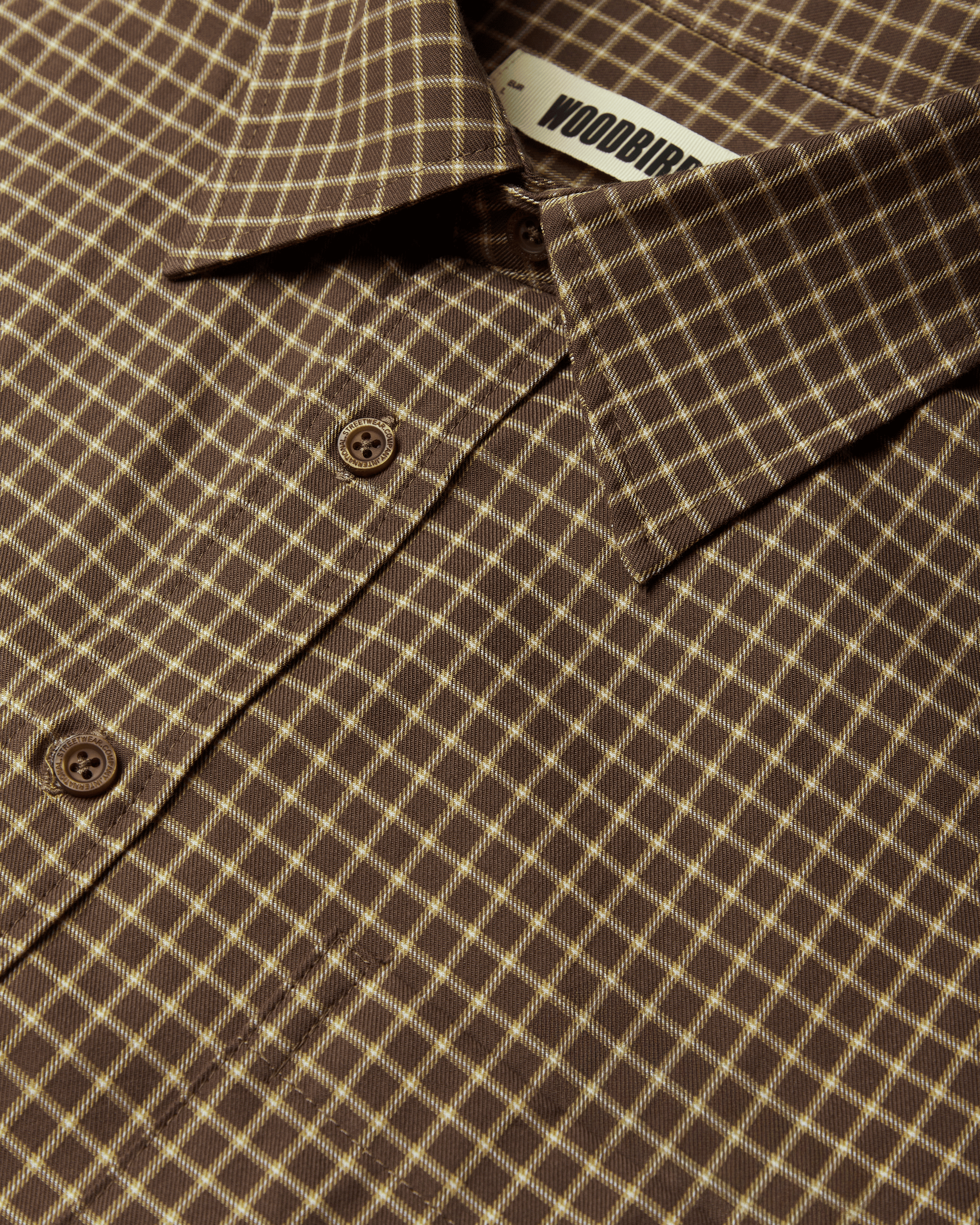 Buzo Man Check Shirt | Brown-honey