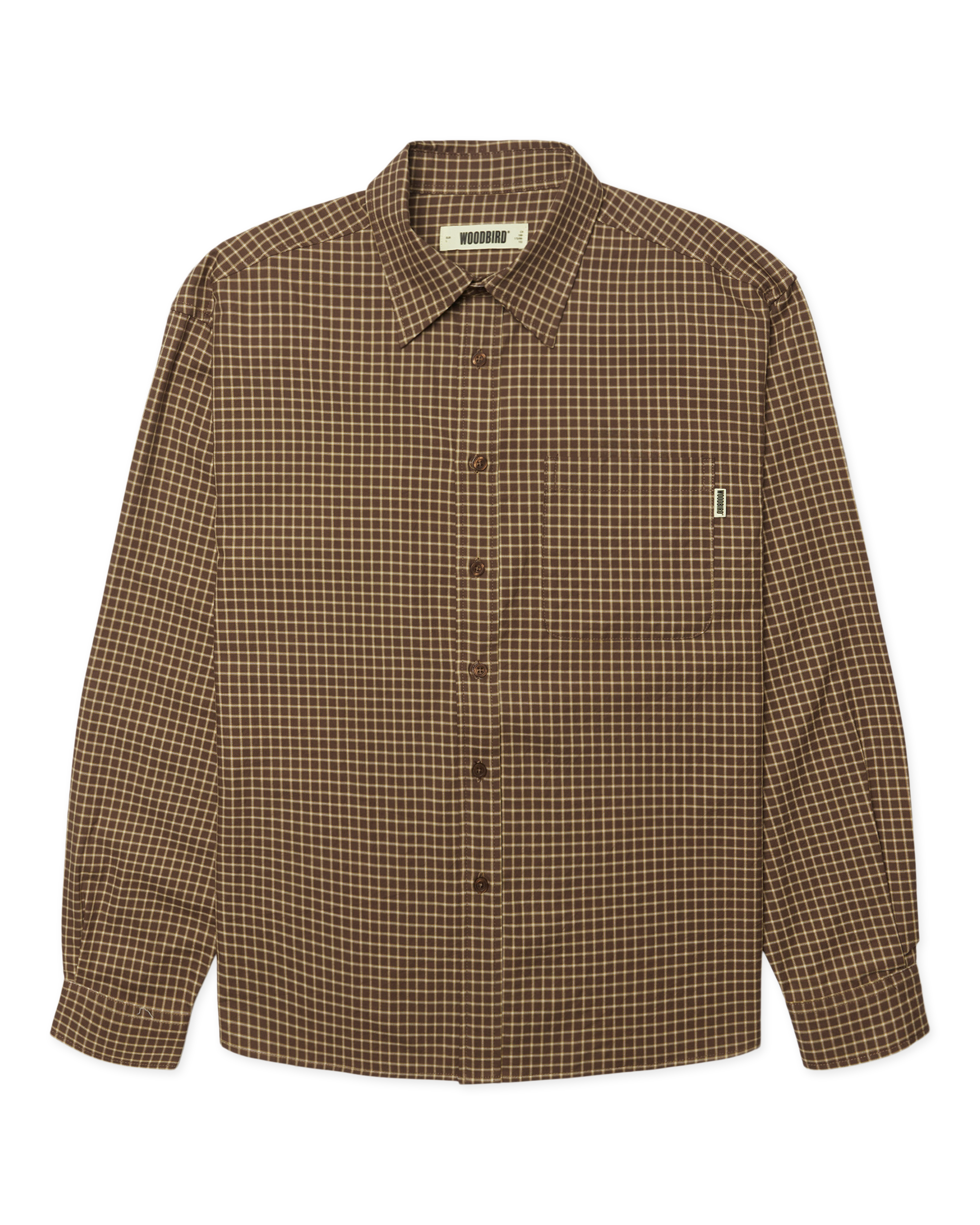 Buzo Man Check Shirt | Brown-honey