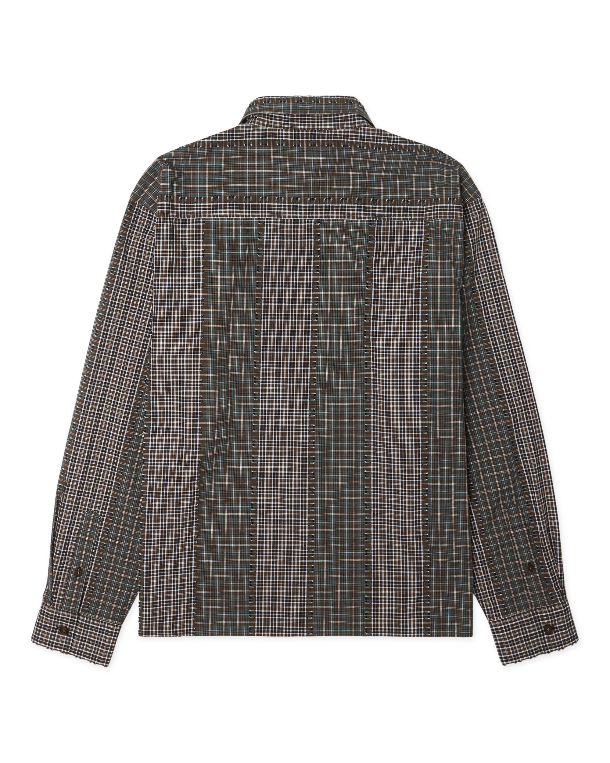 Buzo Woma Check Shirt | Brown-green
