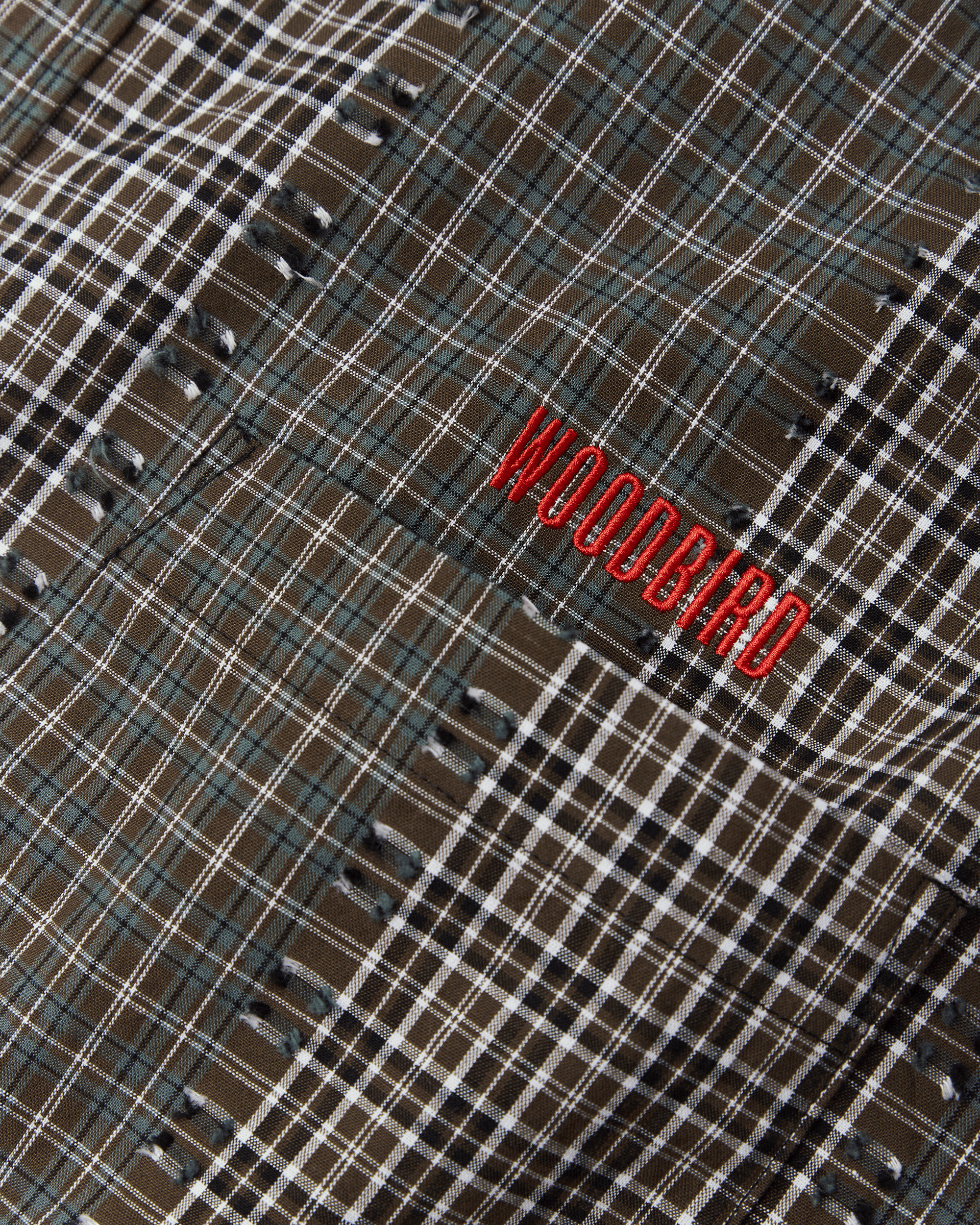 Buzo Woma Check Shirt | Brown-green