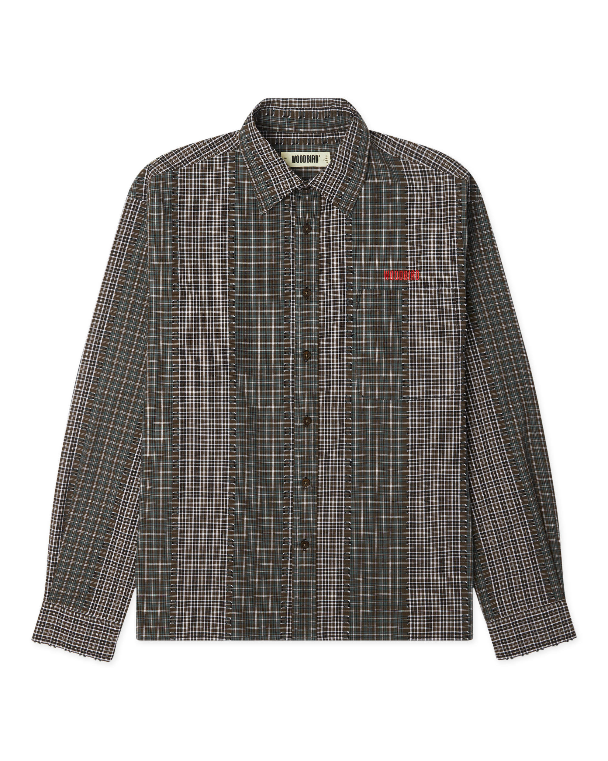 Buzo Woma Check Shirt | Brown-green