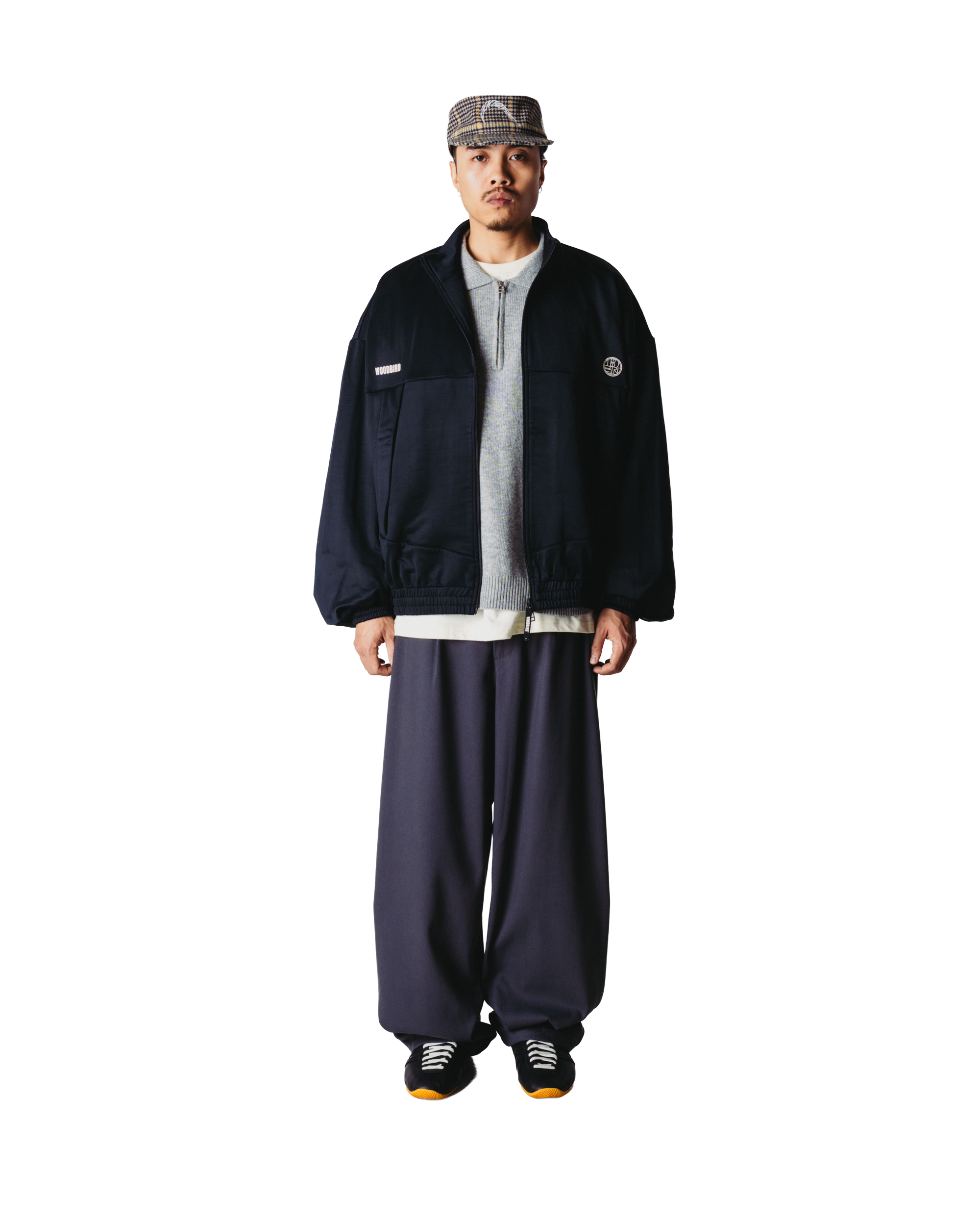 Chang Solid Track Jacket | Black