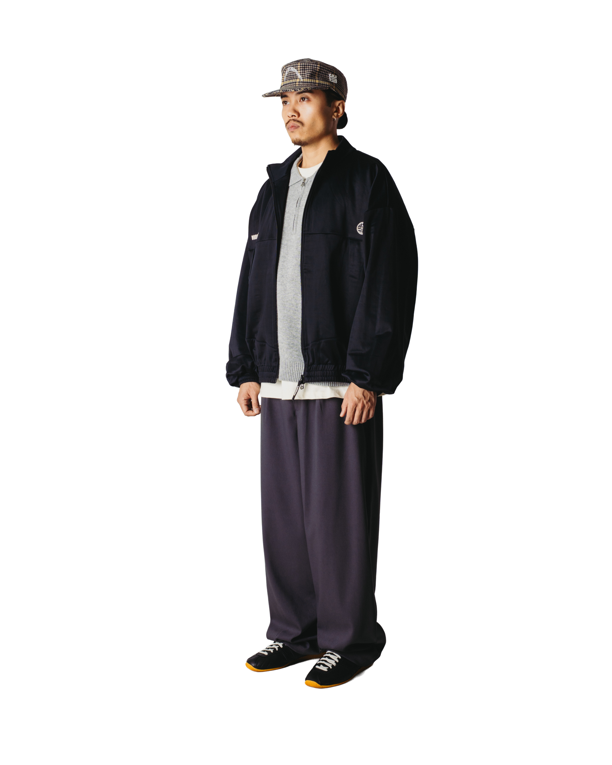 Chang Solid Track Jacket | Black