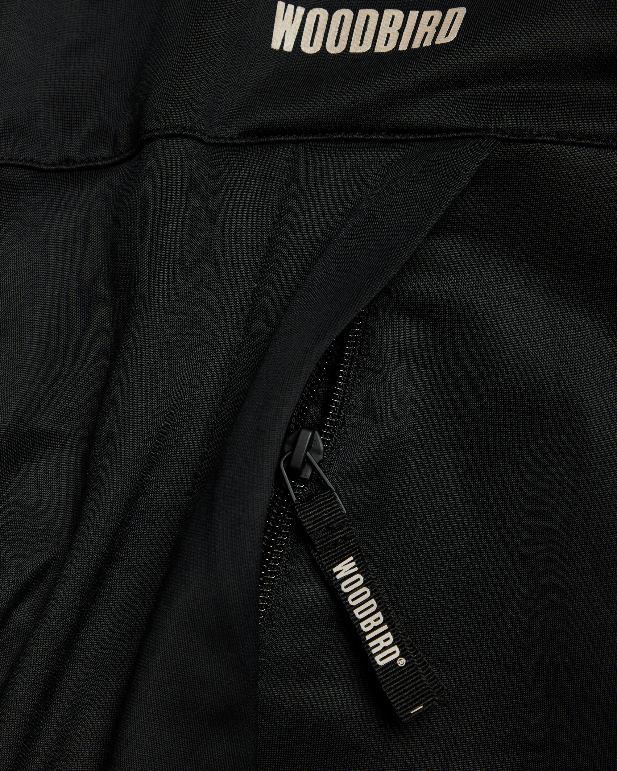 Chang Solid Track Jacket | Black