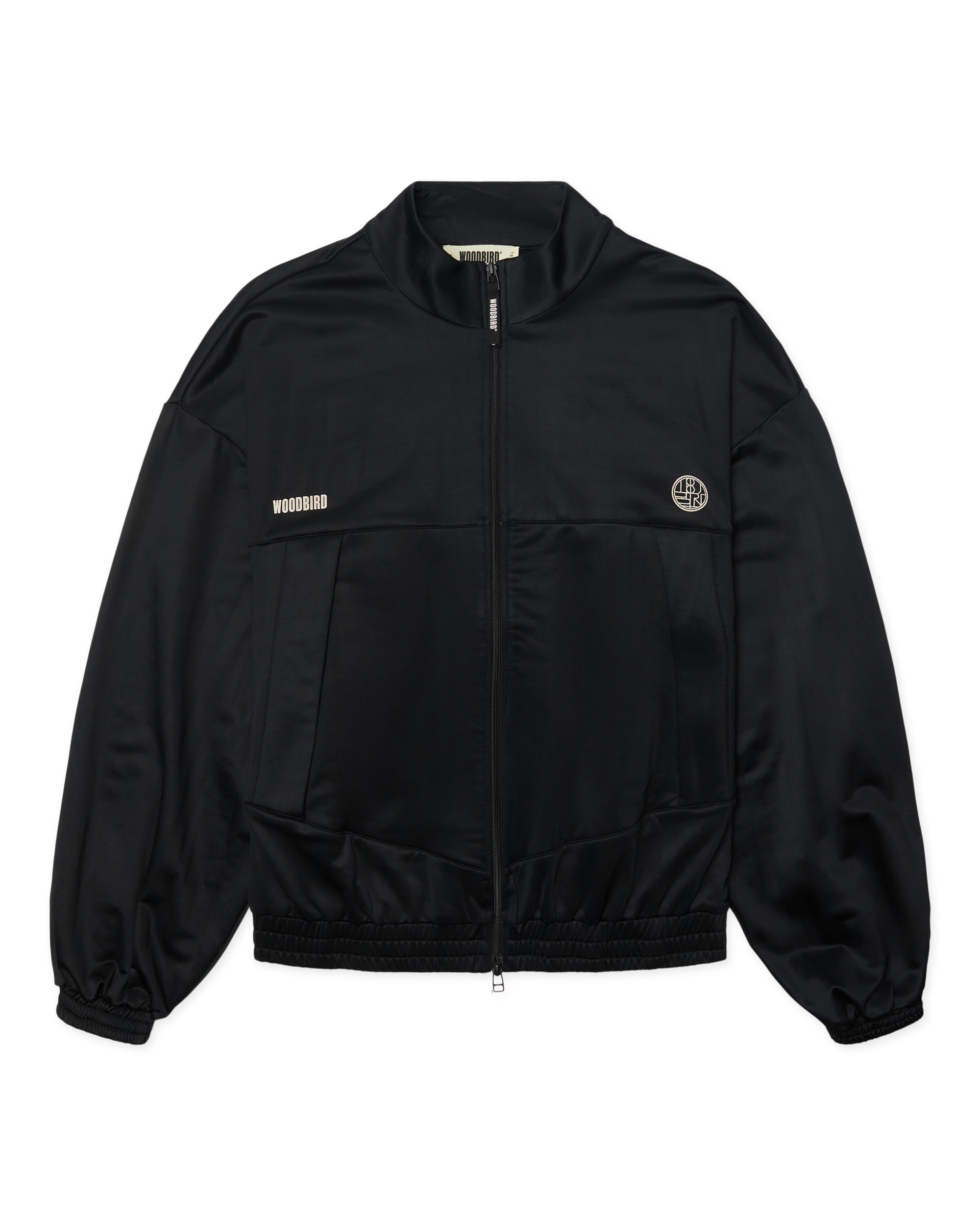 Chang Solid Track Jacket | Black