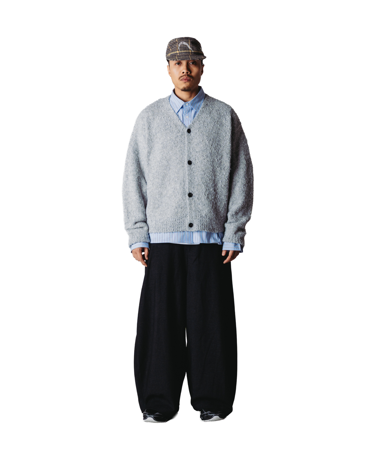 Chi Boucle Cardigan | Grey