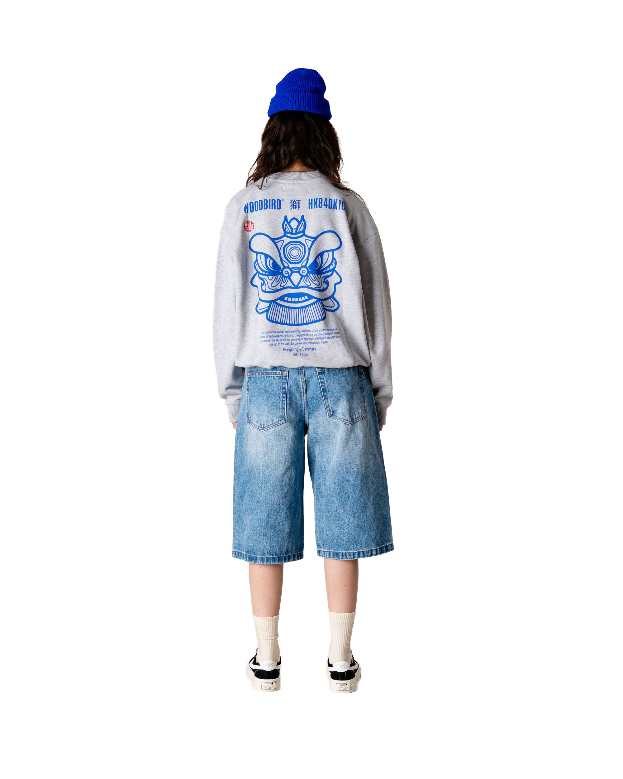 Cupe Lion Crew | Light Grey Melange