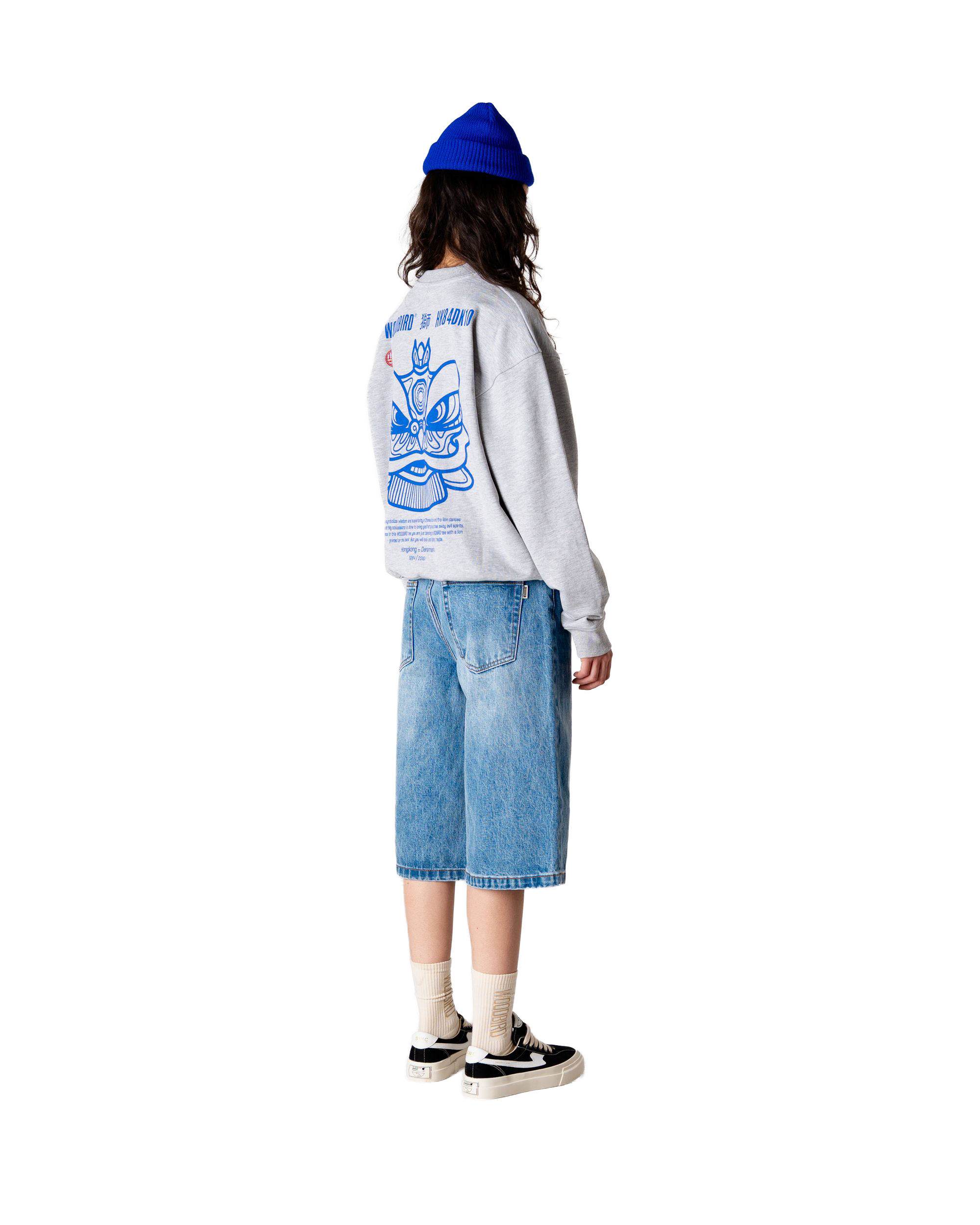 Cupe Lion Crew | Light Grey Melange