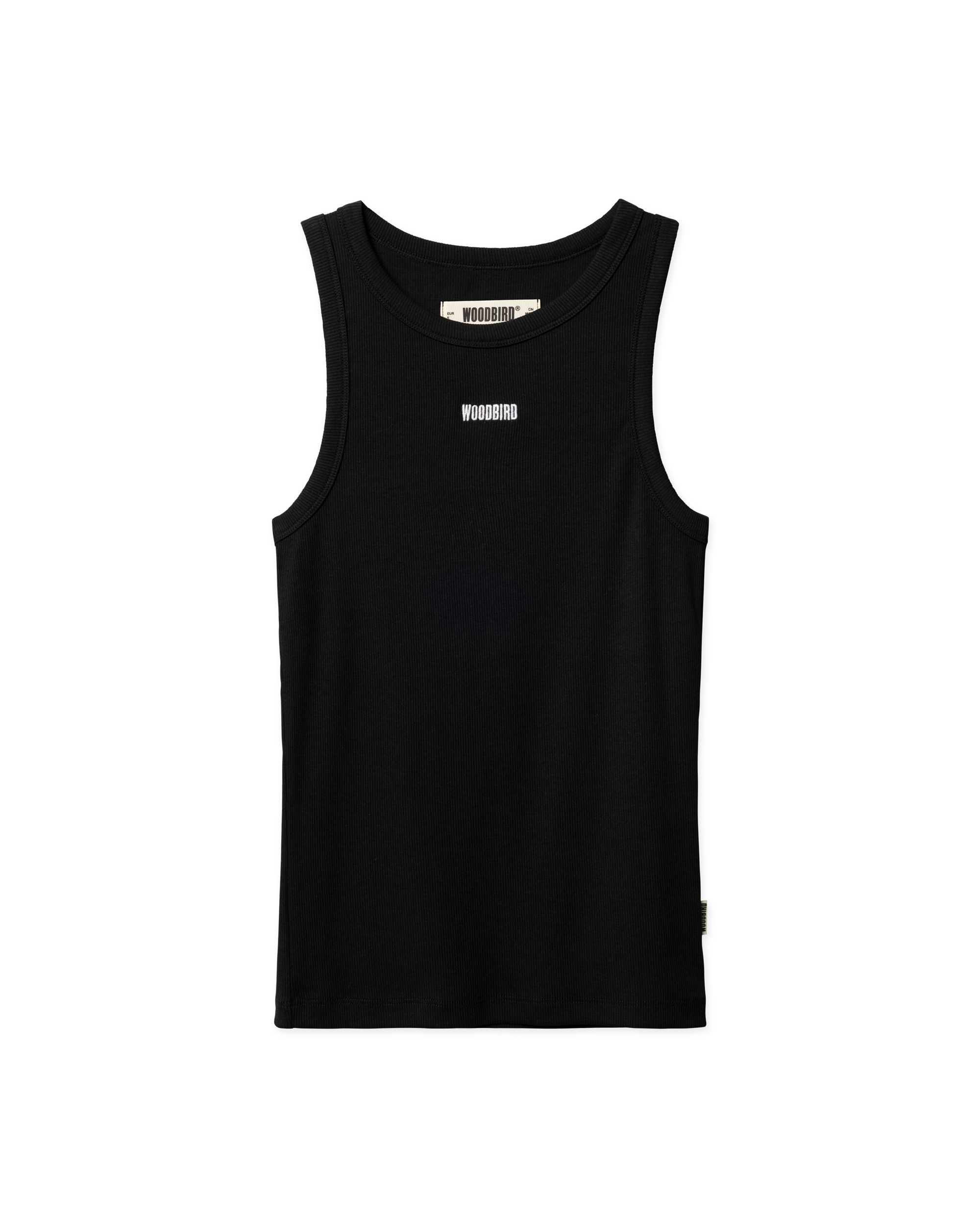Dee Rib Tank Top | Black