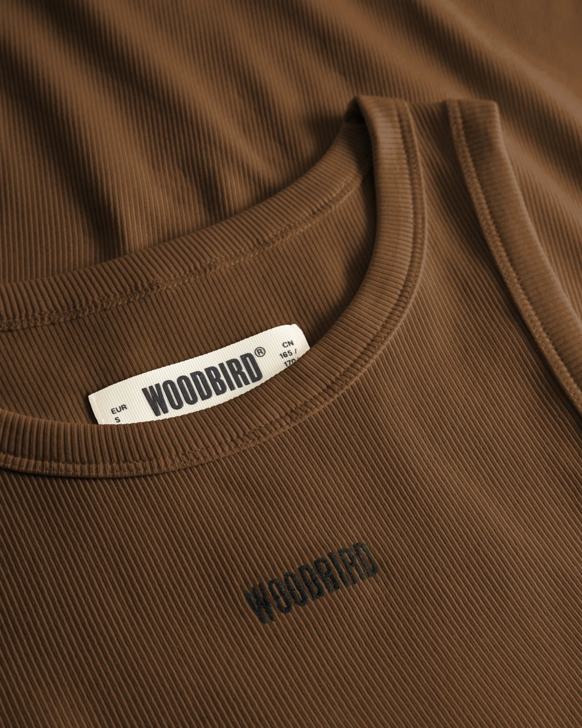 Dee Rib Tank Top | Mid Brown
