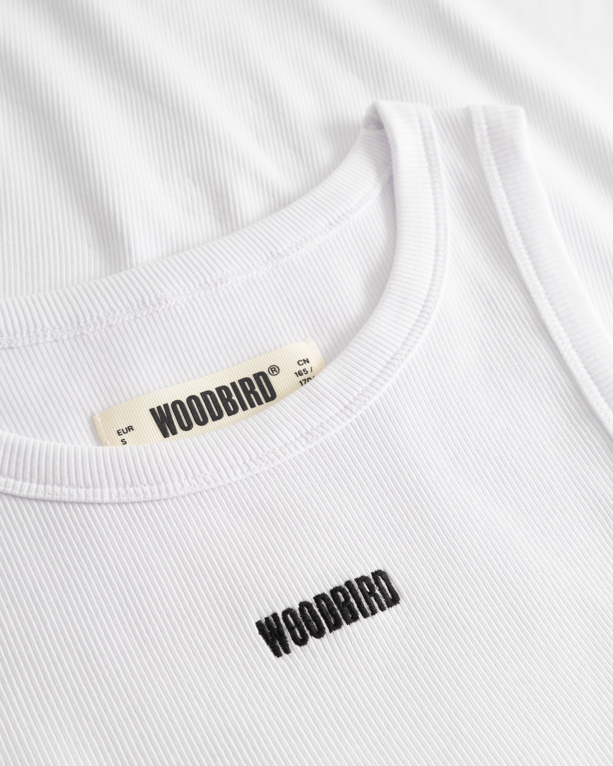 Dee Rib Tank Top | White