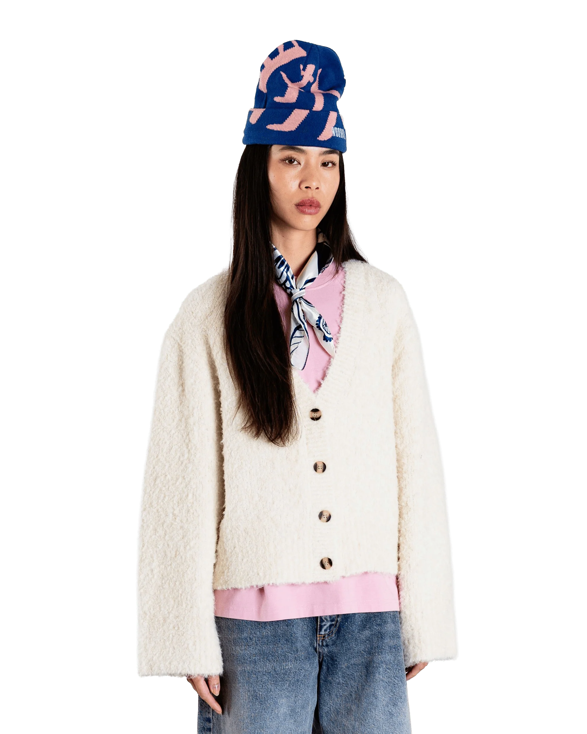 Ea Teddy Cardigan | Off White