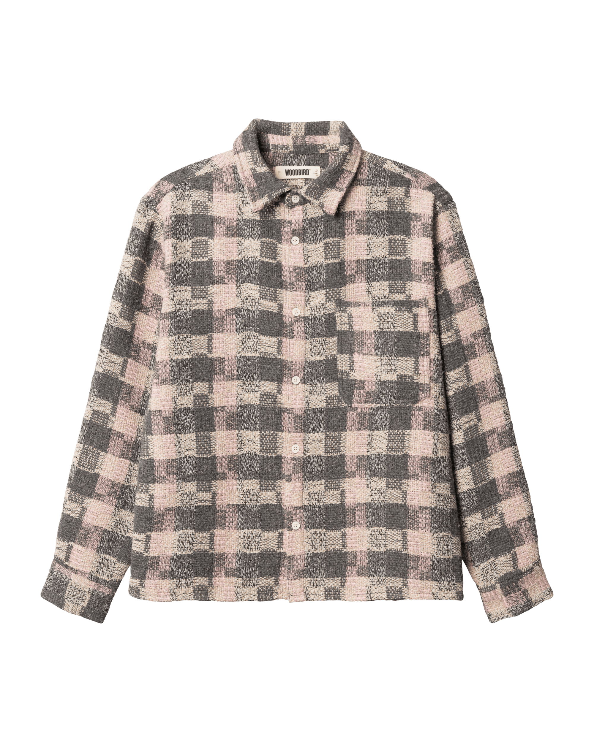 Glixto Structure Shirt | Grey-Brown