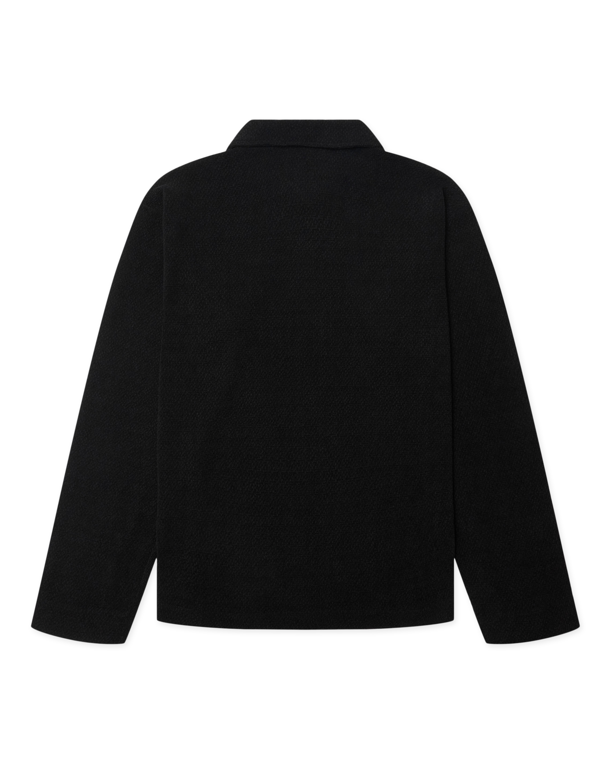 Hiro Ls Jiu Zip Polo | Black